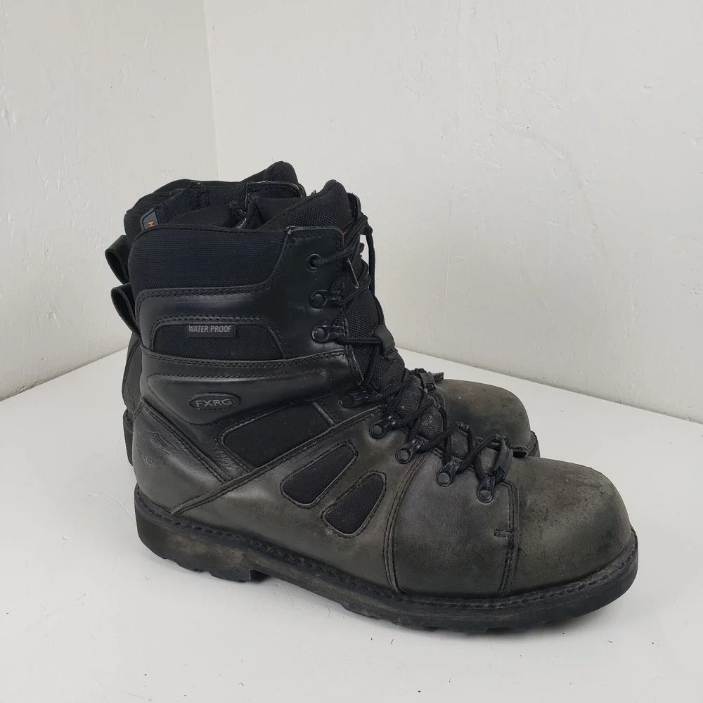 Harley Davidson FXRG Mens 14M Waterproof Black Leather Riding Boots D98304